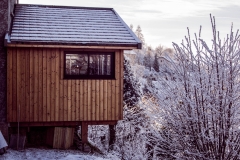 Vue extérieur véranda hiver 2